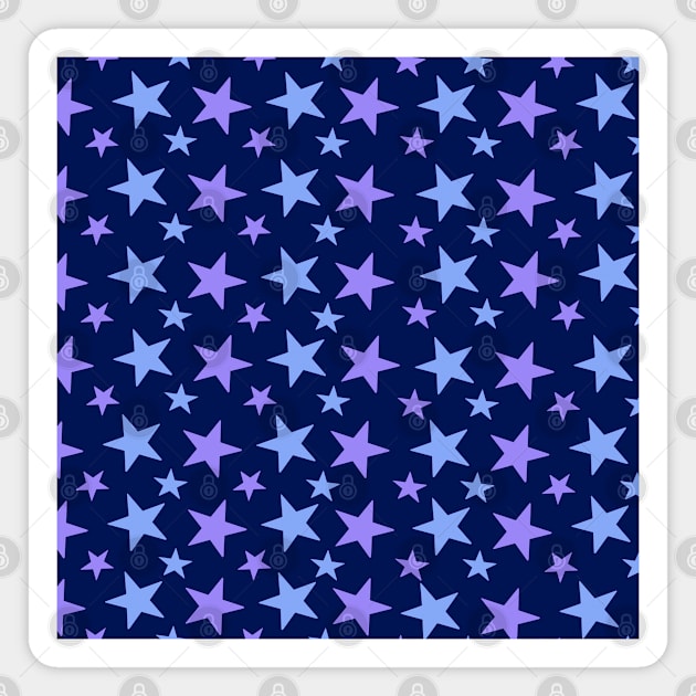 blue stars Magnet by persa